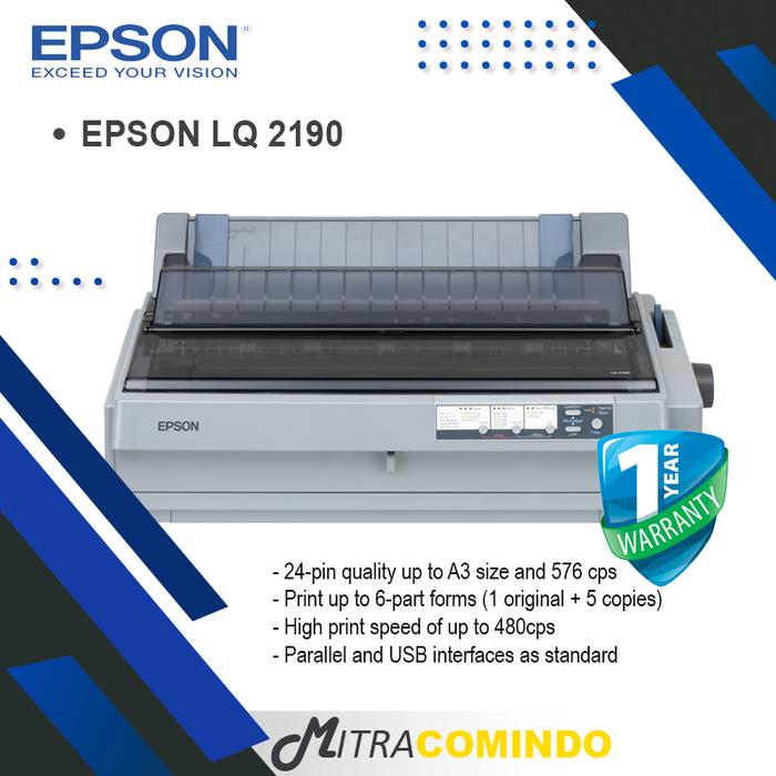 Gambar Printer Dot Matrix Epson LQ 2190 GARANSI 1 TAHUN dari MITRA COMINDO undefined Tokopedia