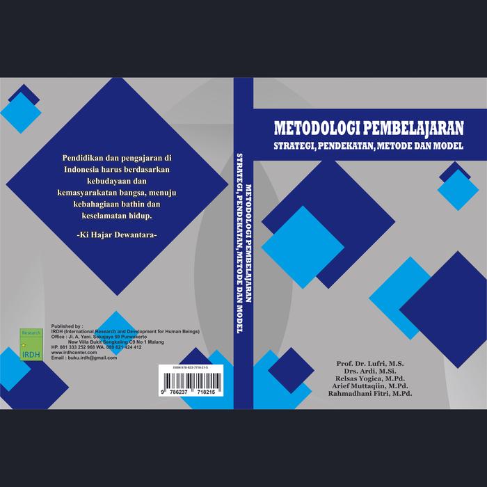 Jual Buku Metodologi Pembelajaran Strategi Pendekatan Metode Model Kab Malang Buku Irdh Tokopedia