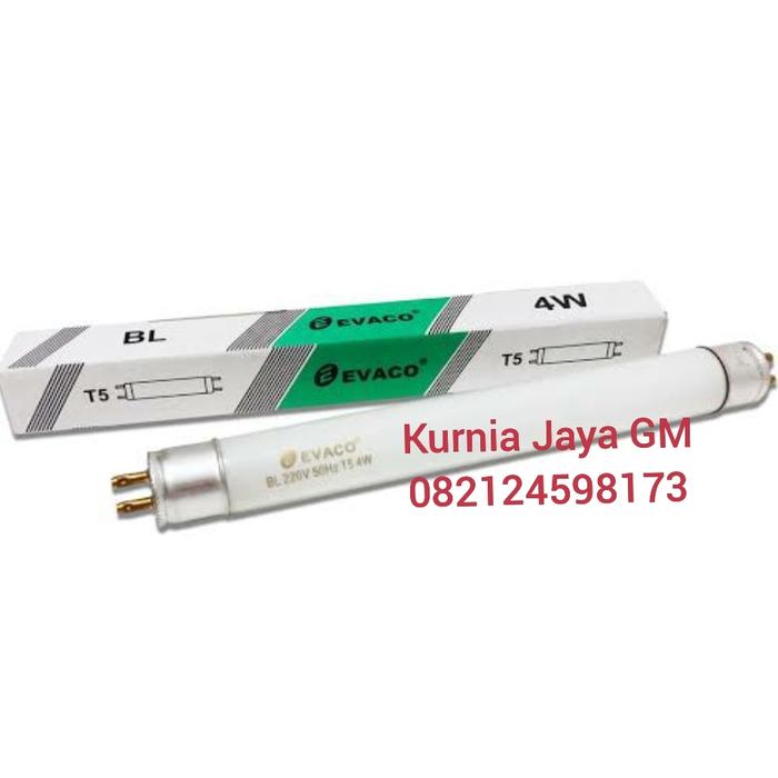 Gambar Refill Lampu Nyamuk EVACO 4W 6W 8W T5 UV Black Light Insect Killer - Evaco 4watt dari Kurnia Jaya GM undefined Tokopedia