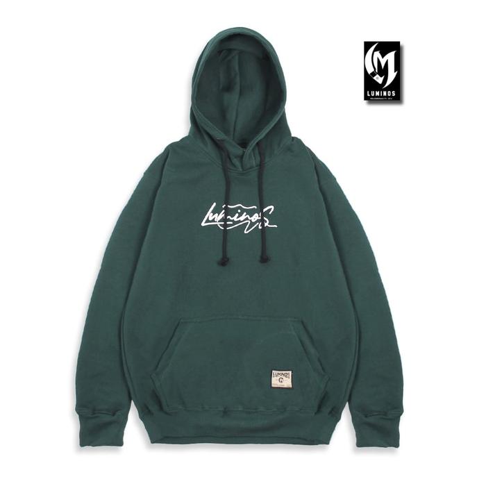 Gambar LUMINOS HOODIE ORIGINAL TERBARU-DISTRO-UNISEX - hijaubotol, M dari LUMINOS_OFFICIAL undefined Tokopedia