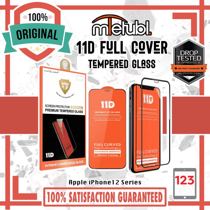 iPhone 12 Mini 12 Pro Max MIETUBL 11D Full Cover Curved Tempered Glass 12  Pro 12