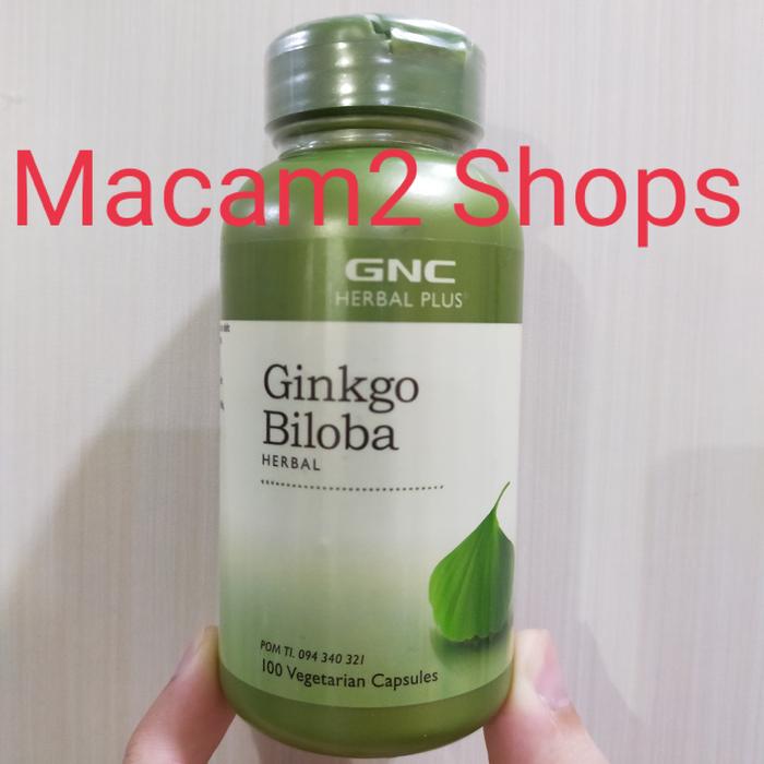 Gambar GNC Herbal Plus Ginkgo Biloba 100 Vegetarian Capsules dari Macam2 Shops undefined Tokopedia