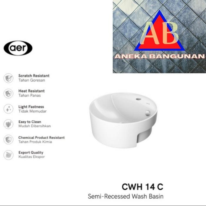Gambar AER Washbasin-Wastafel CWH 14 C dari Aneka Bangunan Gresiik undefined Tokopedia