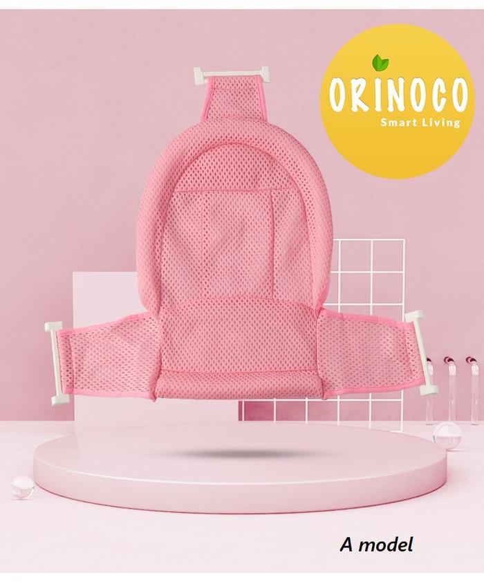 Gambar MATRAS JARING ALAS BAK MANDI BAYI BAHAN LEMBUT - NEW ARRIVALL - Merah Muda dari Ollahomeliving undefined Tokopedia