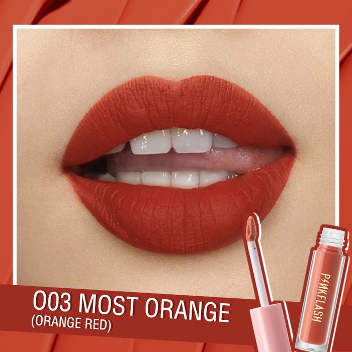 Gambar Pinkflash Melting Matte Lipcream - #O03 dari mg.beaustoree undefined Tokopedia