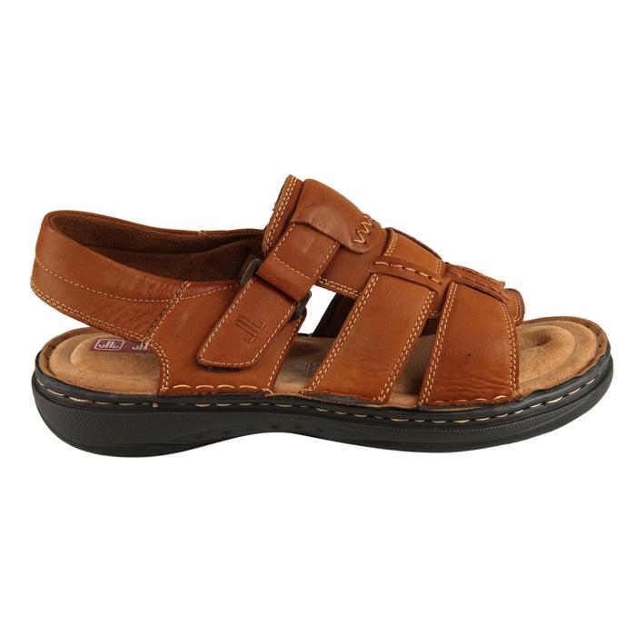 Gambar Jim Joker - Sepatu Sandal Kulit Pria Cafe 1ZA Oranye - Tane, 40 dari JIM JOKER_NEW undefined Tokopedia