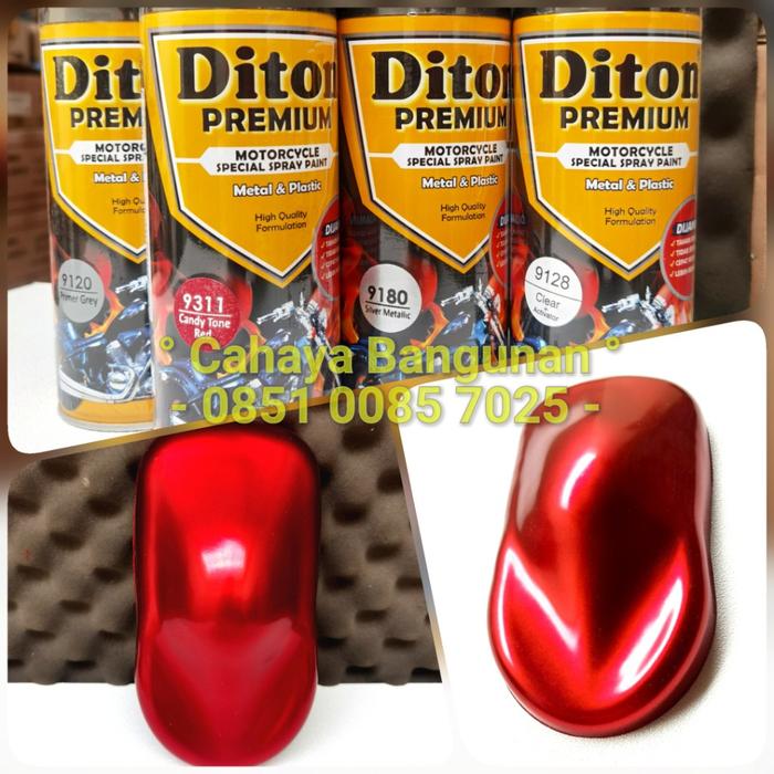 Gambar Paket Diton Premium Candy Tone Red Merah 9311 Cat Semprot Pilox Pylox - 9124 SILVER dari CahayaBangunan undefined 5 Tokopedia