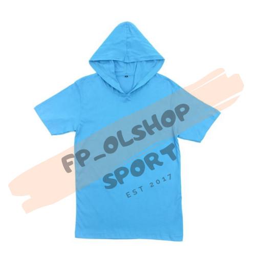 Gambar Kaos Hoodie Polos Lengan Pendek Baju Hoodie Pria Wanita Banyak Warna - Turkish, KAOSHODI XL dari FP OLSHOP SPORT undefined Tokopedia