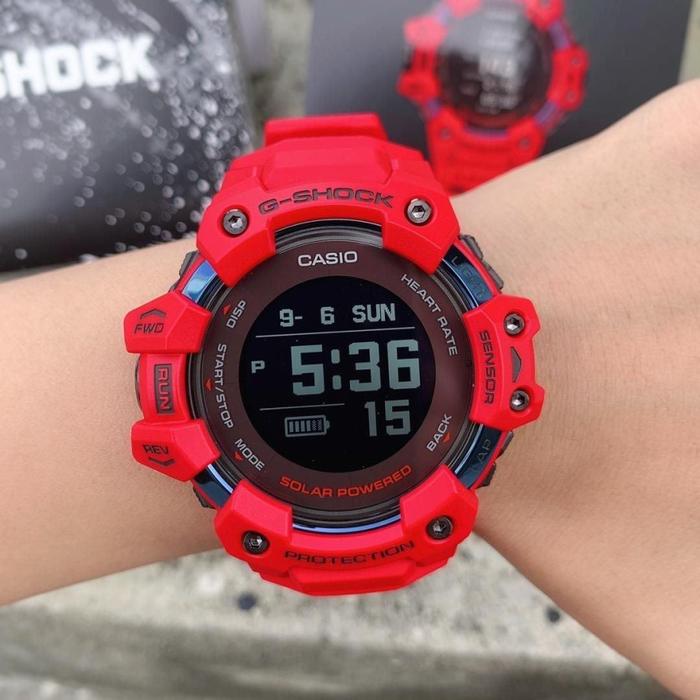 Gshock Gbdh1000 Red Heart Rate Monitor Harga G Shock Gbd H1000