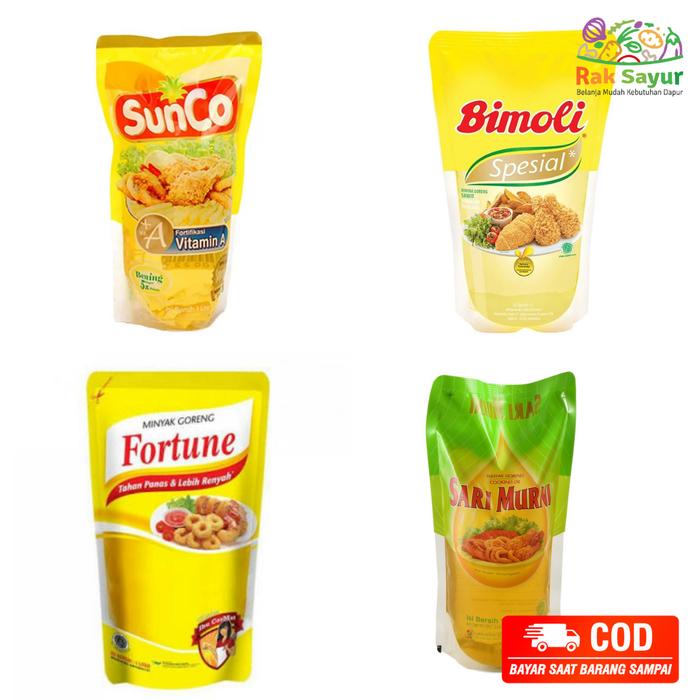 Gambar Minyak Goreng Sunco Bimoli Fortune Sari Murni 1L Fresh Rak Sayur Padan - Sari Murni dari Rak Sayur Official Shop undefined Tokopedia