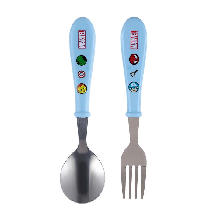Gambar MINISO Sendok Garpu Sumpit Set Alat Peralatan Makan Stainless Steel - 2pcs Kartun dari minisoshopid undefined Tokopedia