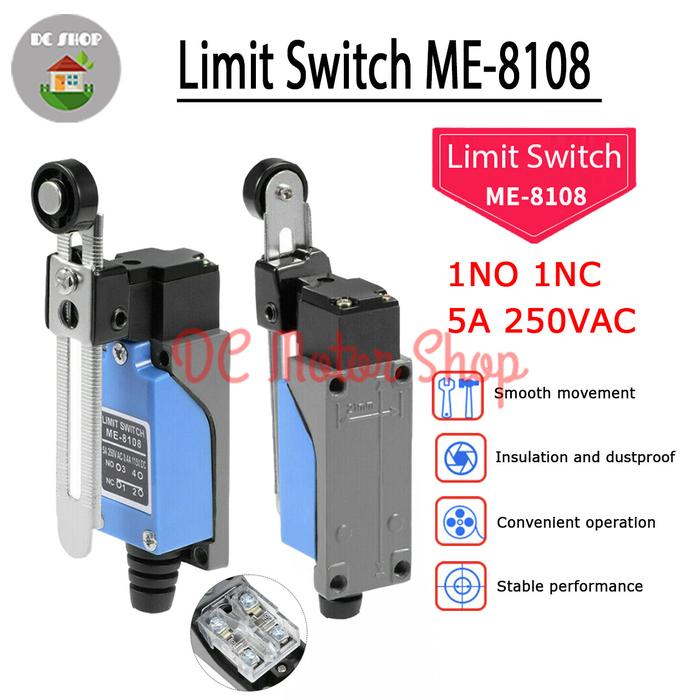 Jual Limit Switch Momentary Roller Switch 5A 250V 1NO 1NC TZ-8108/ME-8108 - Jakarta Pusat - DC Motor Shop Tokopedia Jual Limit Switch Momentary Roller Switch 5A 250V 1NO 1NC TZ-8108/ME-8108 - Jakarta Pusat - DC Motor Shop Tokopedia