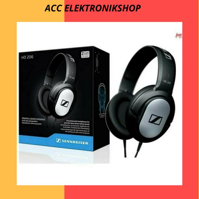 Headphone sennheiser HD 206 di Acc Shop Elektronik Tokopedia
