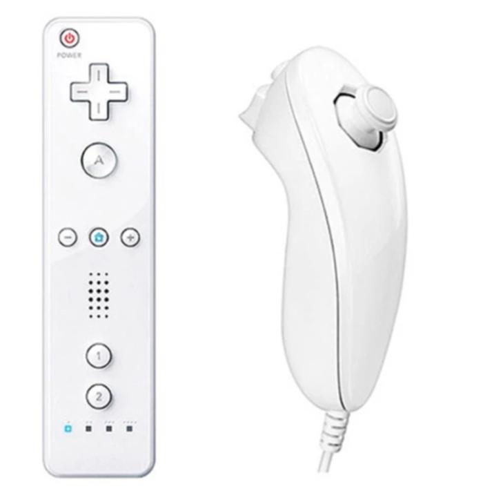 Gambar White Wii Remote Controller Motion Plus & Nunchuck Controller - Nunchuk Only dari Supersonicgamestore undefined 4 Tokopedia