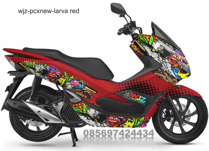 Gambar sticker decal pcx larva - pink dari Mulya Jaya Stiker undefined 4 Tokopedia