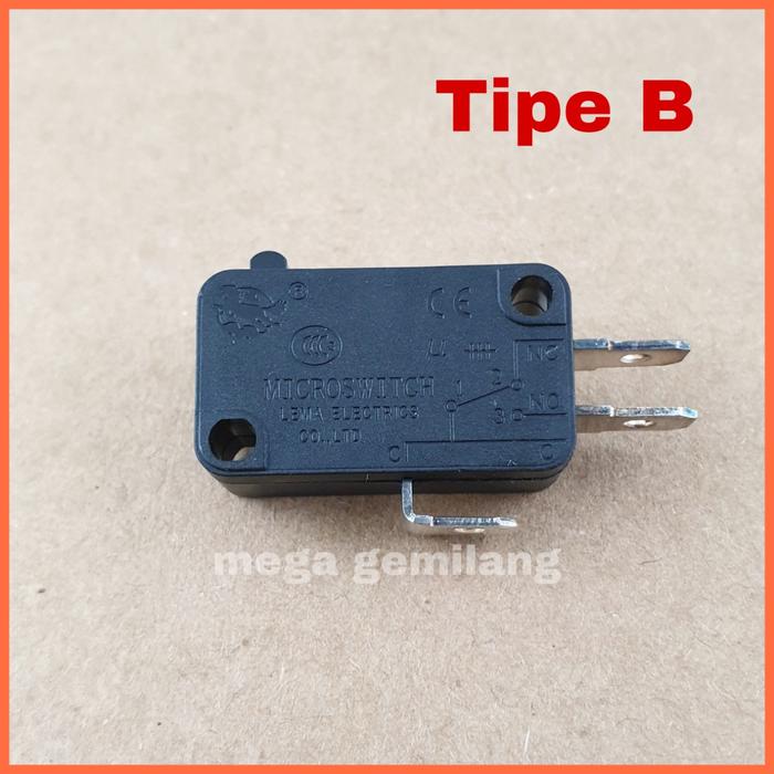 Gambar Micro Limit Switch - Hitam dari mega gemilang glodok undefined Tokopedia