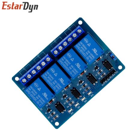 Jual RELAY MODULE modul 5V 5volt 5 volt 1 2 4 channel with optocoupler ...