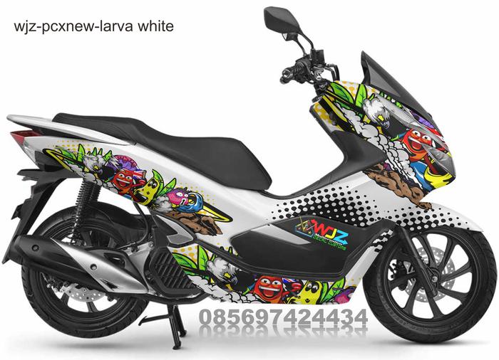 Gambar sticker decal pcx larva - pink dari Mulya Jaya Stiker undefined 3 Tokopedia