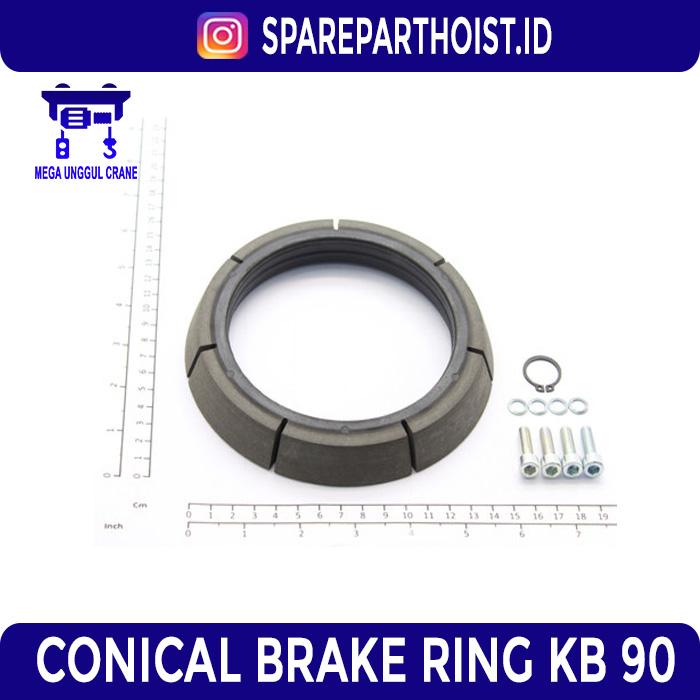 Jual Conical Brake Ring /Kampas Brake/Kanvas Brake Motor Hoist Demag KB ...