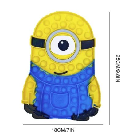 Gambar Mainan Pop It Jumbo / Push Pop Fidget Bubble Tik Tok Toy - 25 Stuart Minio dari Indocom Kuningan undefined Tokopedia