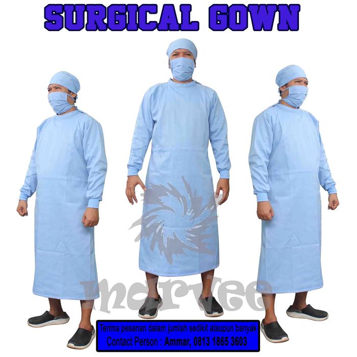 Gambar APD Gown / Surgical Gown / Baju Gown / Gown medis dari Marvee Store undefined Tokopedia