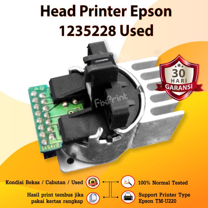 Gambar Print Head Epson TMU220 TM-U220 Original Printhead Printer TMU 220 - BEKAS ORIGINAL dari FixPrint Shop undefined Tokopedia