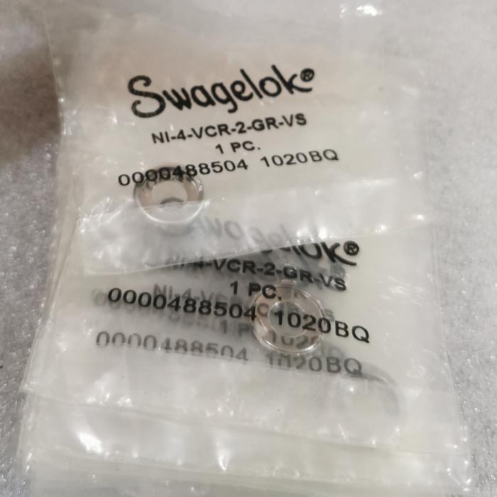 Jual Gasket Nickel 1/4" VCR Face Seal Swagelok NI4VCR2GRVS Kota