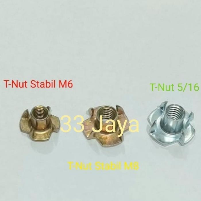 Kit Da 8 Viti A T M6 X 35mm Con Dadi A Stella E Rondelle Per Portapacchi, Portabici E Barre Da Tetto – Acciaio Inox