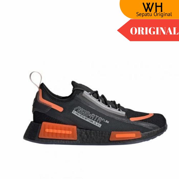 Adidas Nmd Nmd R2 Black And Orange R2 Primeknit Adidas Nmd R2 - Main Image