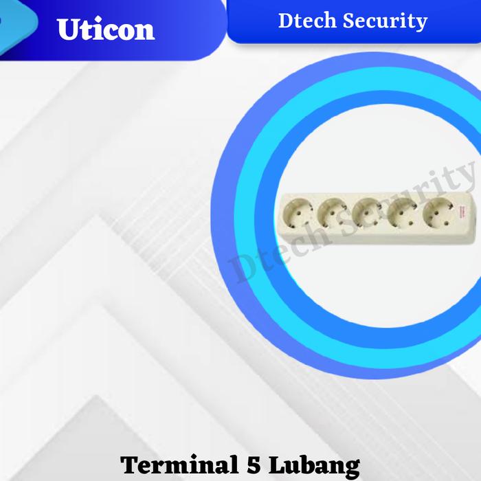 Gambar Terminal Listrik uticon 4 lubang - 5 lubang - 6 lubang SNI - 5 lubang dari Dtechsecurity undefined Tokopedia