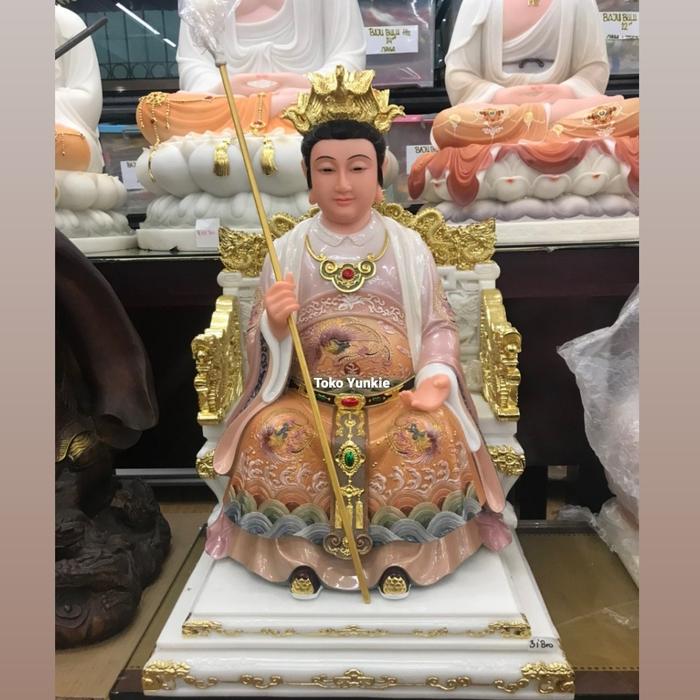 Gambar Patung Dewi Yao Che Ching Mu / Ibu Suri Marmer 28" dari Yunkie Buddhist Shop undefined Tokopedia