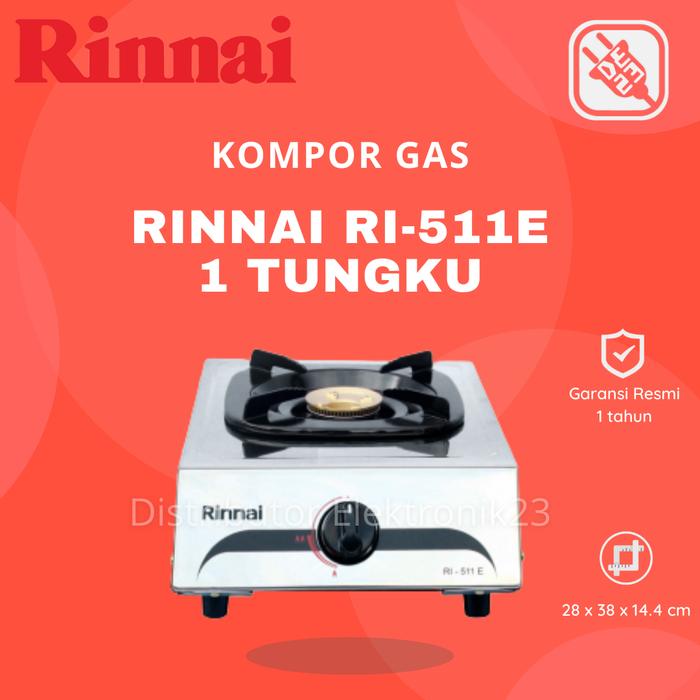 Jual Kompor Gas Rinnai RI-511E (1 Tungku) - Jakarta Utara - Distributor  Elektronik23 | Tokopedia
