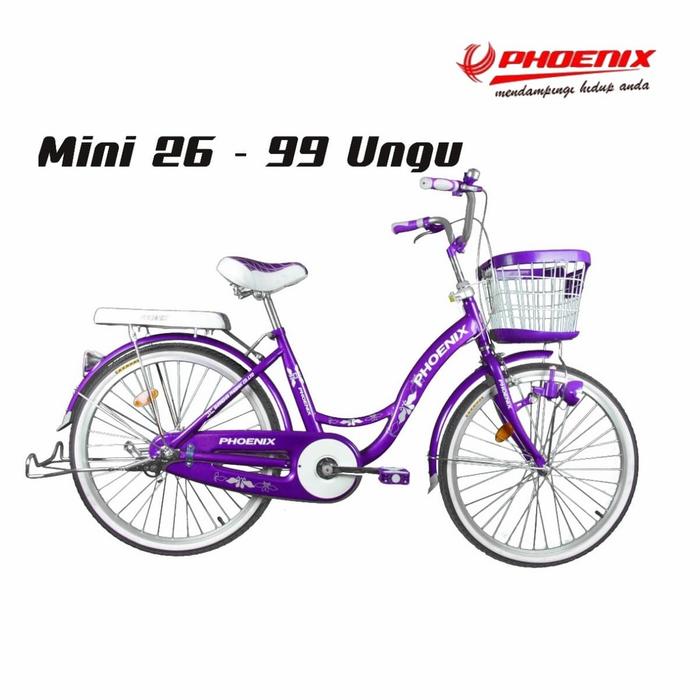 Gambar Sepeda Citybike 26 inch Phoenix 99 - Ungu dari ReuseMovelCorp undefined Tokopedia