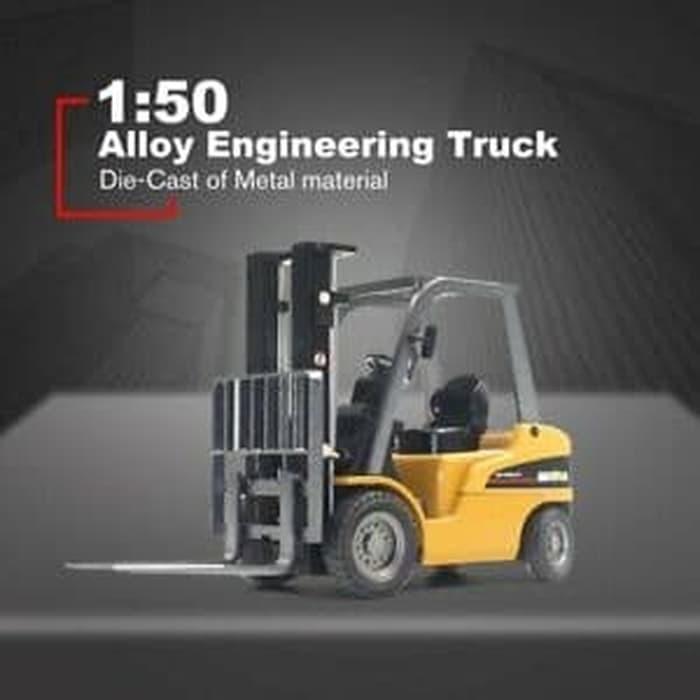 Jual Huina 1717 1:50 Alloy Diecast Professional Forklift Truck