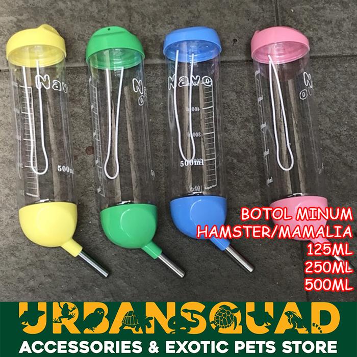 Gambar NAVO BOTOL MINUM HAMSTER KELINCI MAMALIA MARMUT SUGAR GLIDER TIKUS - 125ML dari URBANSQUAD STORE undefined Tokopedia