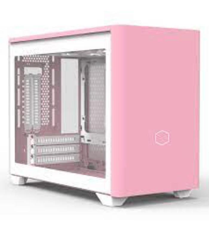 Gambar Cooler Master MasterBox NR200P Color - Tempered Glass Mini-ITX Case - Flamingo Pink dari Duta Mandiri Infokom undefined Tokopedia