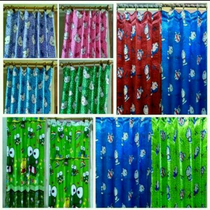 Gambar gorden karakter - Doraemon biru, keropi dari central jaya cikampek undefined Tokopedia