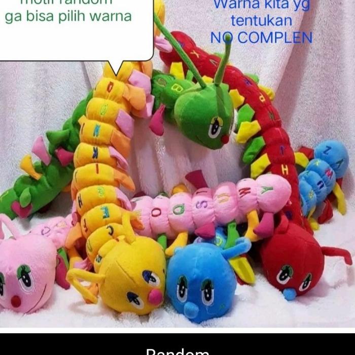 Gambar Boneka ulil jumbo boneka ulat boneka dasboard mobil boneka karakter - random/acak dari Officiall market undefined Tokopedia