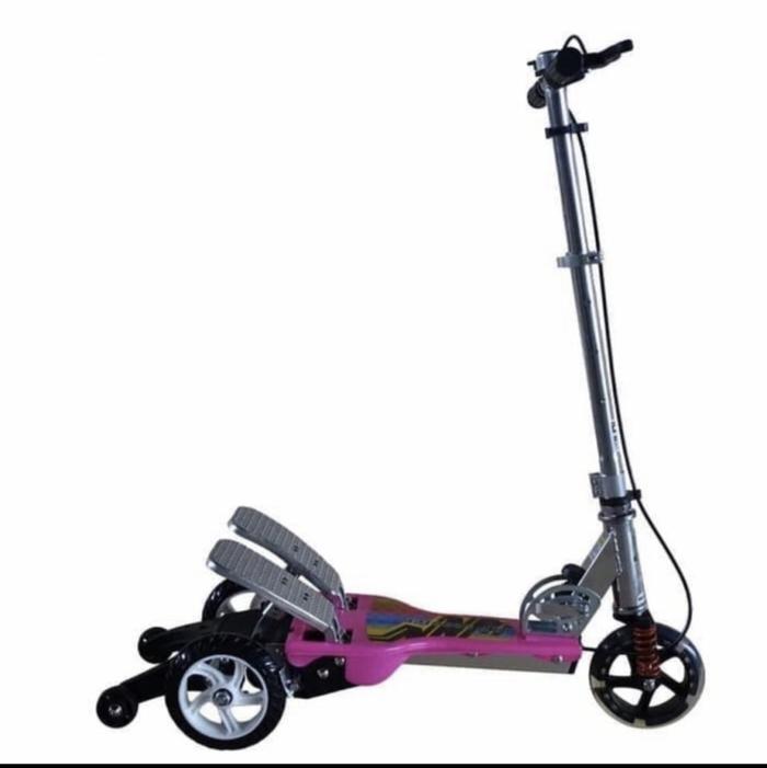 Gambar (JNE) Skuter Otoped Anak Pedal Injak RMB Import Scooter Sekuter Injek - Pink dari Sepeda dan Motor Listrik undefined Tokopedia