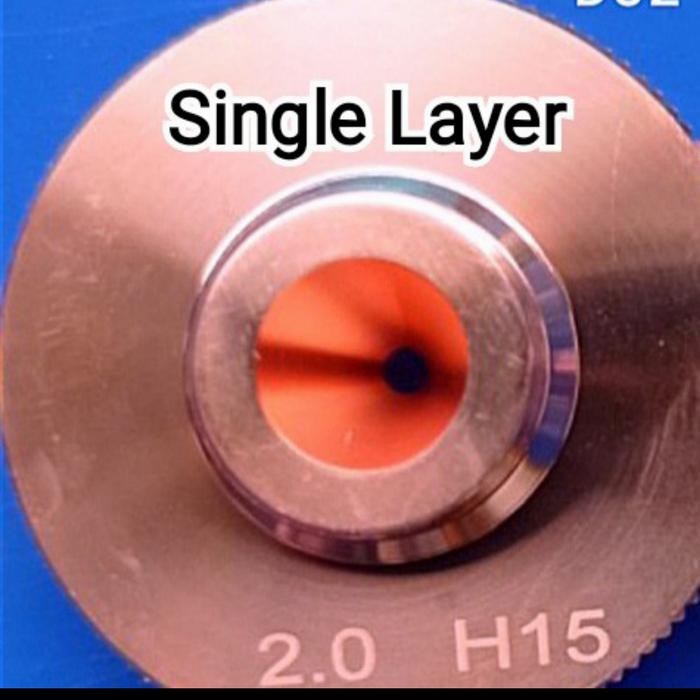 Gambar High Speed Nozzle Fiber Laser Cutting Single and Double - Single, D 4 mm dari Kedaiosh undefined Tokopedia