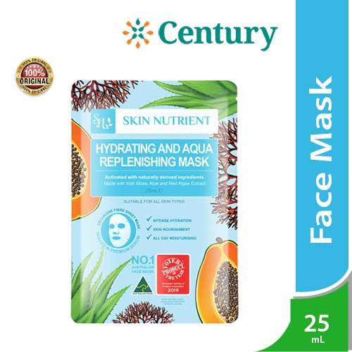 Gambar Skin Nutrient Hydrating and Aqua Replenishing Mask 25mL dari Apotik Century undefined Tokopedia