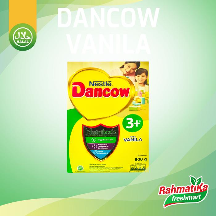 Gambar Dancow 3+ Vanila Nutritods / Susu Dancow 3+ Rasa Vanila 800 gr dari Rahmatika Freshmart undefined Tokopedia
