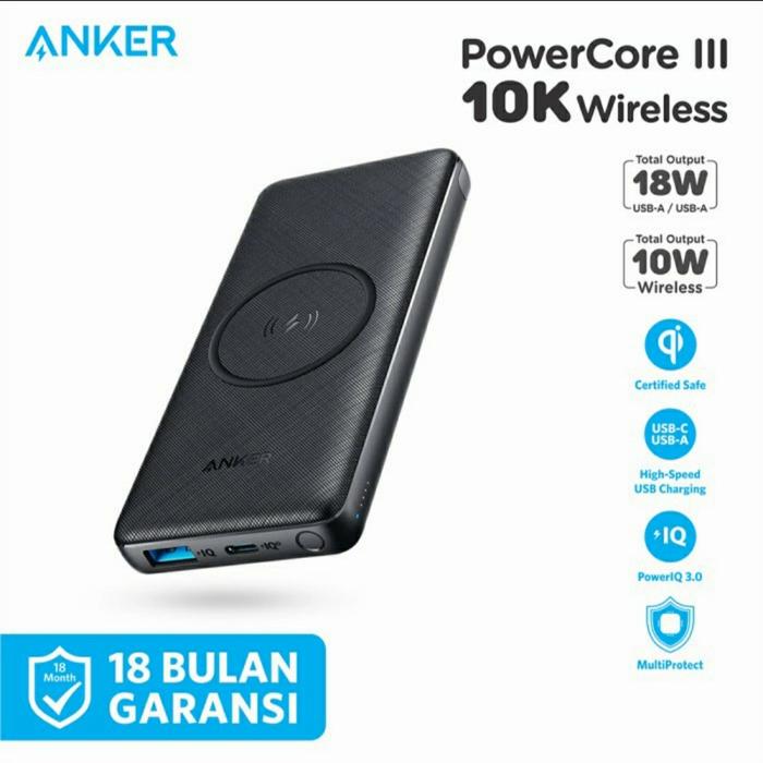 Powercore Iii Sense 10k Anker Powercore 10000 Wireless Anker 10W