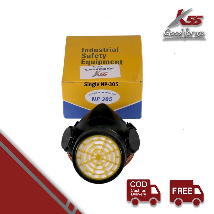 Gambar K55 Masker Debu, Cat & Kimia NP 305-306 Chemical Respirator - Single NP-305 dari MST TOOLS undefined Tokopedia