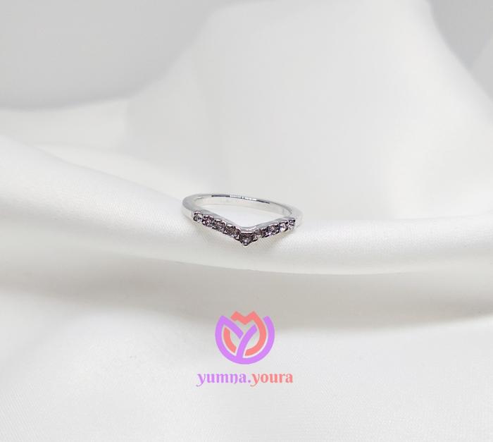 Gambar Aksesoris Fashion Wanita Cincin Wanita Korea Aksesoris Murah - Silver dari yumna.youra collection undefined Tokopedia