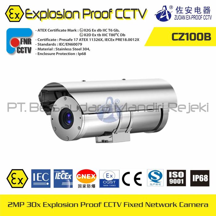 Jual Explosion Proof CCTV 2mp 30x IP Fixed network Camera CZ100B - Kota ...