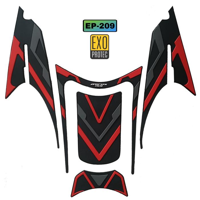 Gambar DECKPAD AEROX 155 - TANKPAD AEROX OLD - AKSESORIS AEROX 155 OLD - RED dari EXOPROTEC undefined Tokopedia