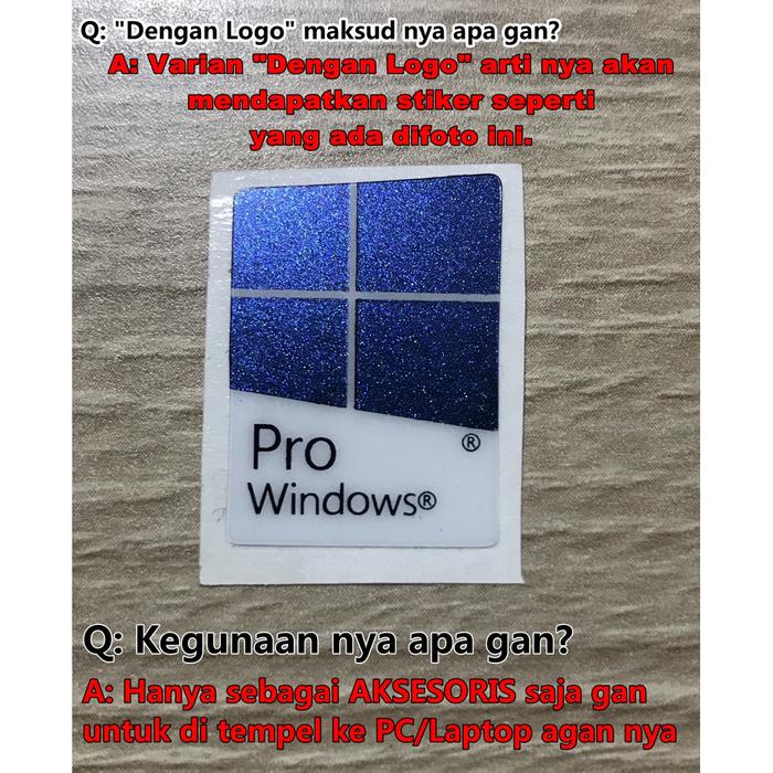 Gambar Win 10 Pro 64 Bit Ori full Pack NEW Version Harga Terjangkau - Dengan Logo dari IT-point undefined Tokopedia
