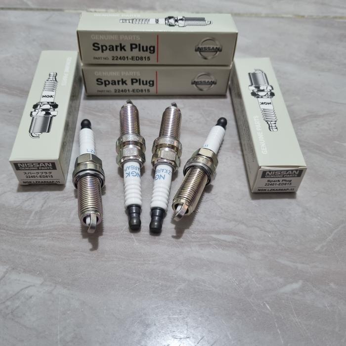 Gambar BUSI IRIDIUM NISSAN LIVINA EVALIA JUKE DATSUN GO MARCH SET 4PC dari okey part new undefined Tokopedia