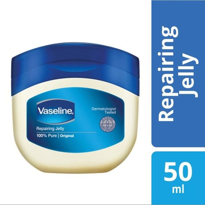Gambar VASELINE PETROLEUM REPAIRING JELLY 100% PURE ORIGINAL. Pelembab 50 mL dari COMETMART undefined Tokopedia